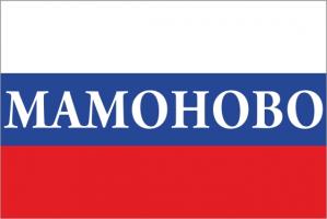 Флаг России с названием города Мамоново
