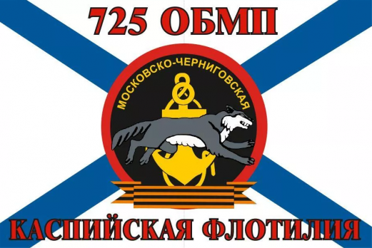 Флаг Морской пехоты 725 ОБМП Каспийская Флотилия