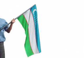 Флаг Узбекистана