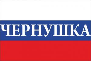 Флаг России с названием города Чернушка