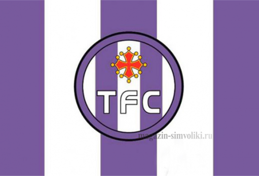 Флаг ФК Тулуза