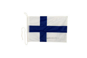 Флаг Финляндии на яхту