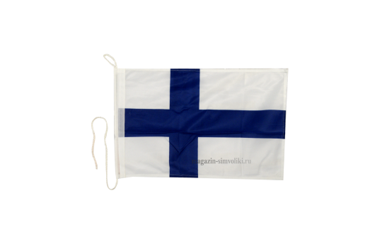 Флаг Финляндии на яхту