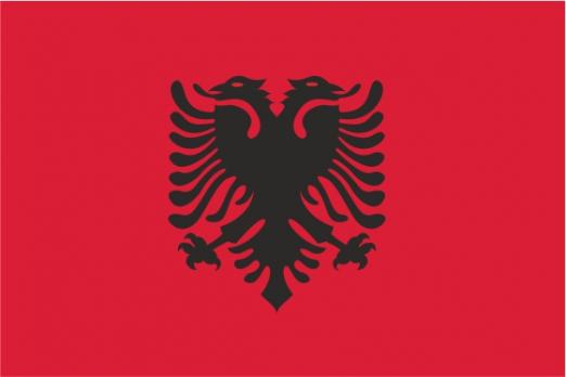 Флаг Албании двусторонний